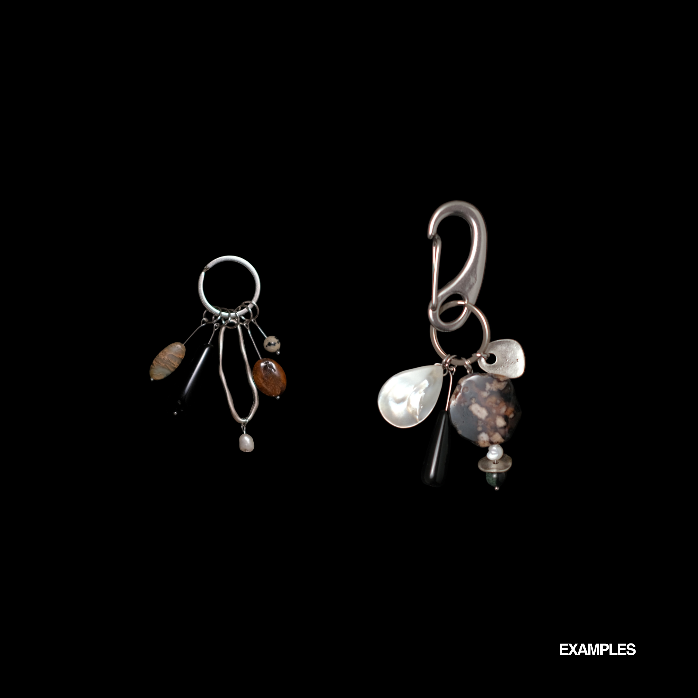 Custom Gemstone Keychain