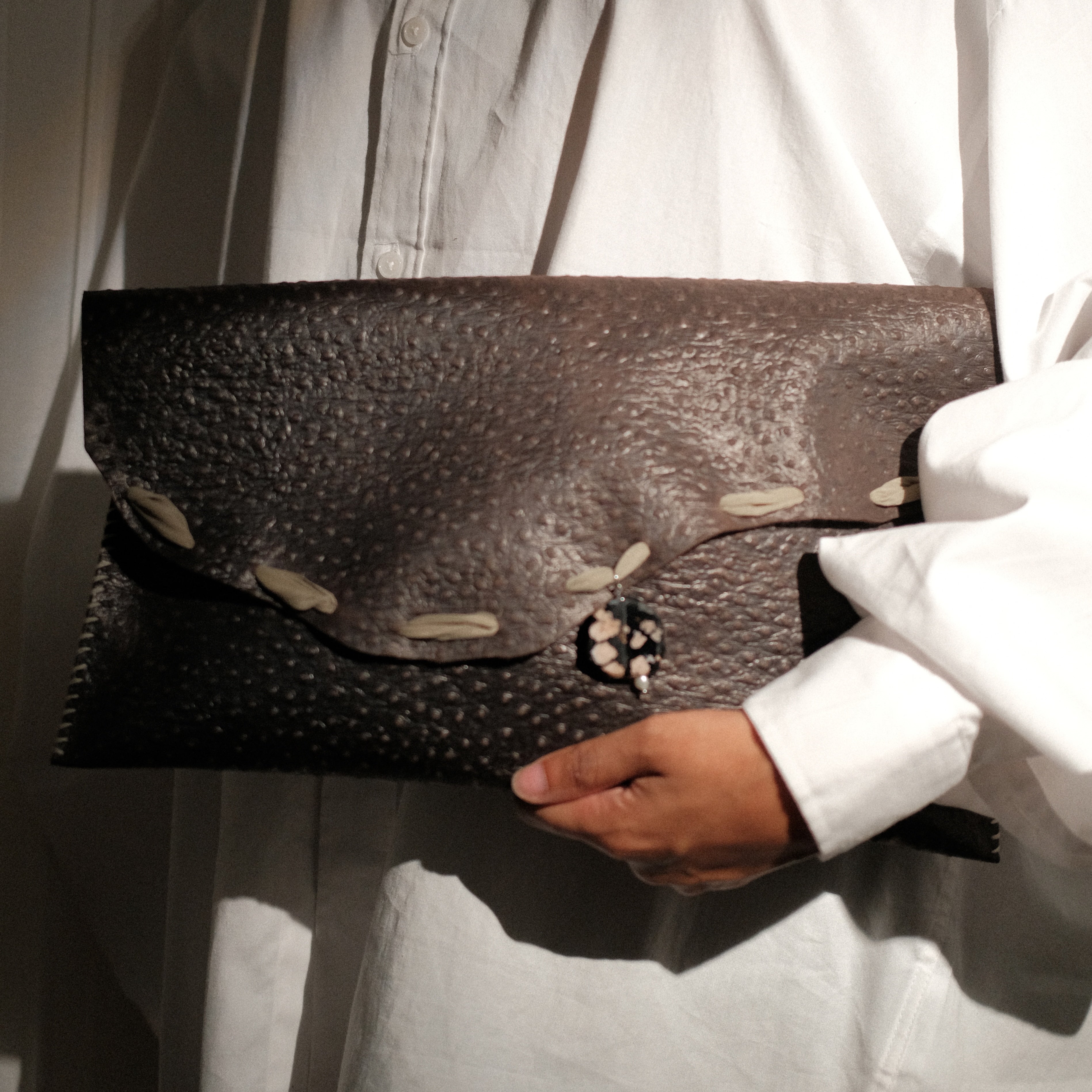 Oiseau Brun Laptop Case / Clutch
