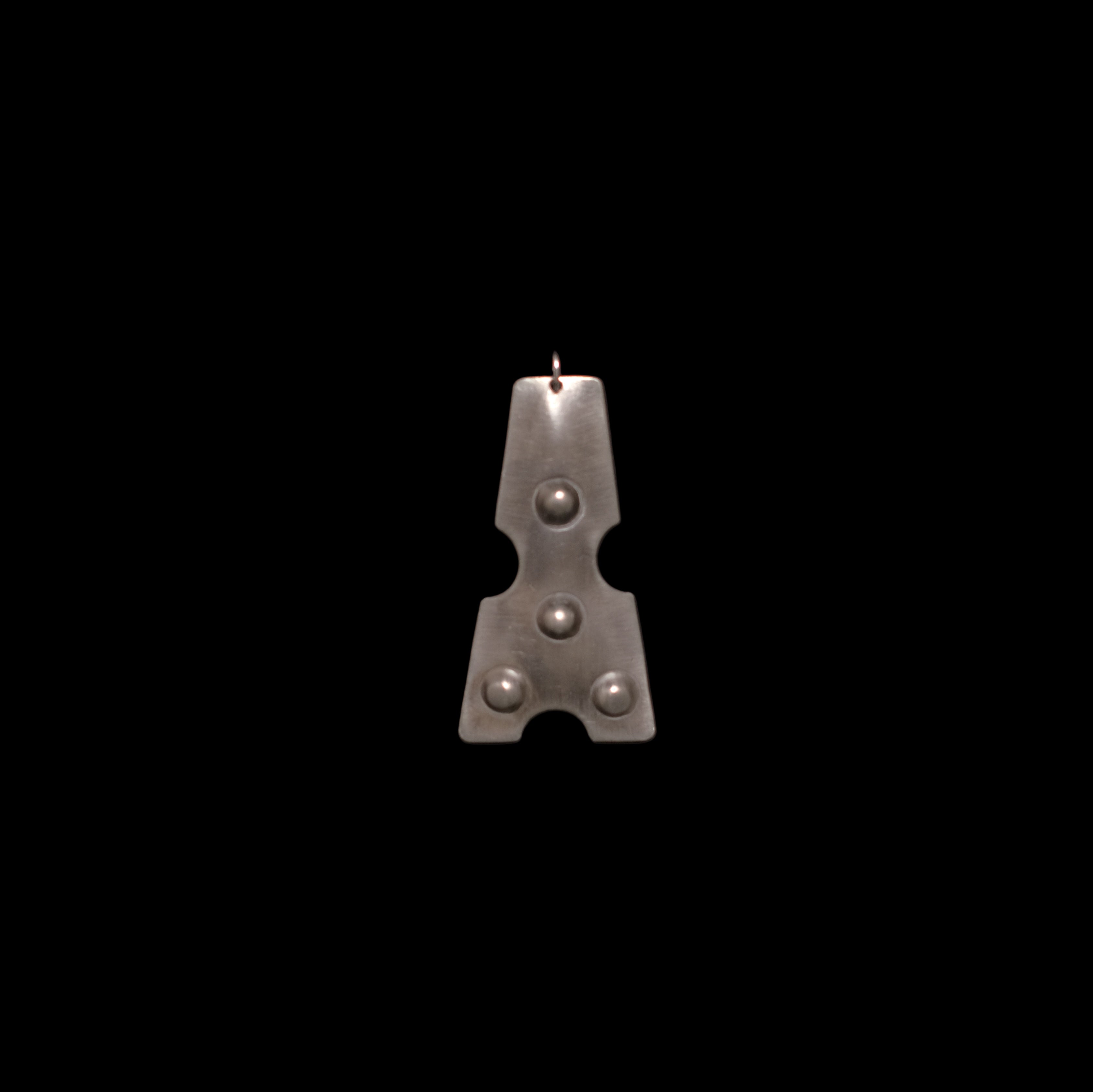 Vintage Pewter Cutout Pendant