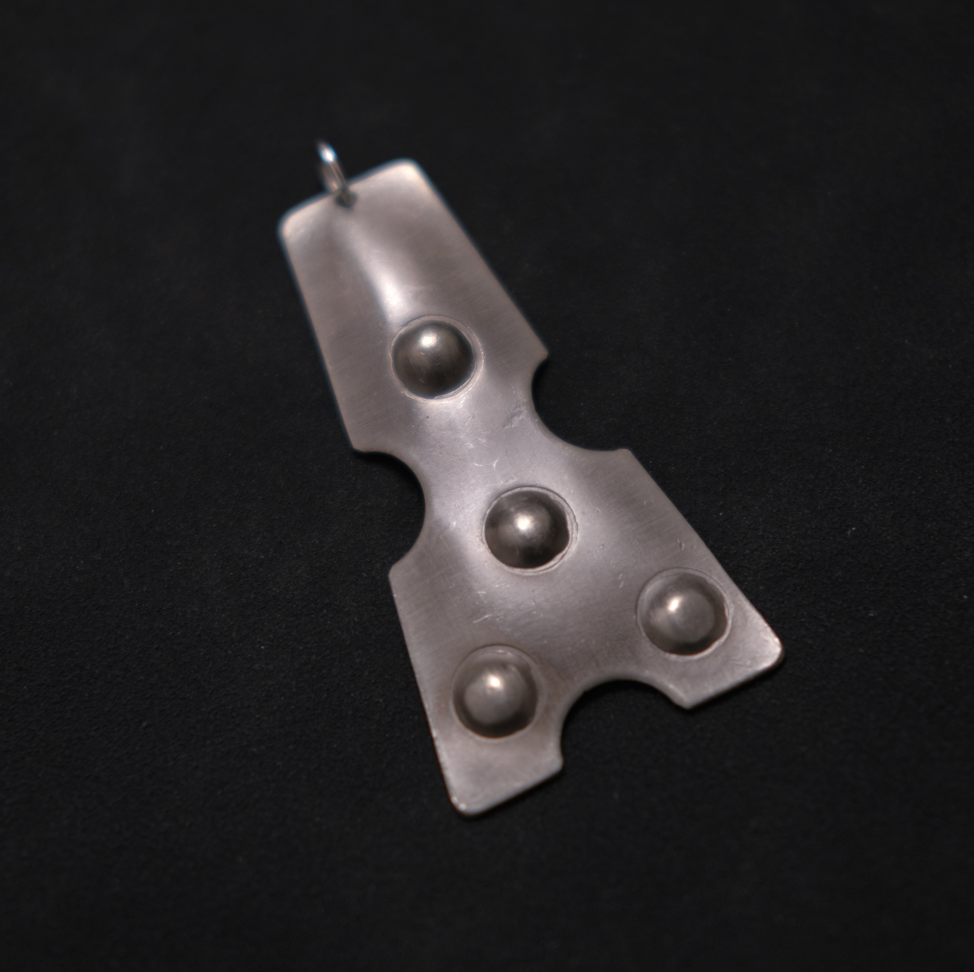 Vintage Pewter Cutout Pendant