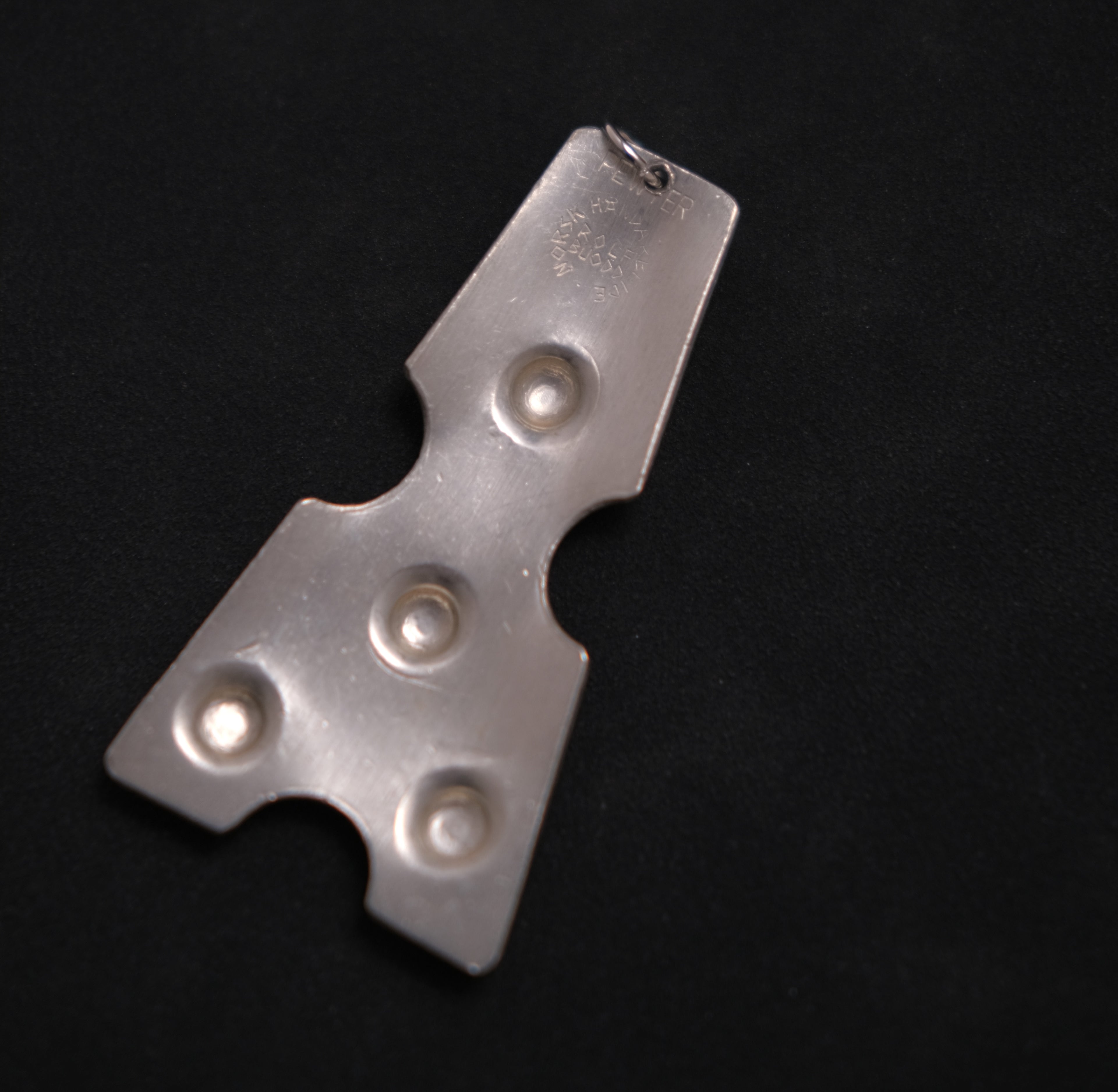 Vintage Pewter Cutout Pendant