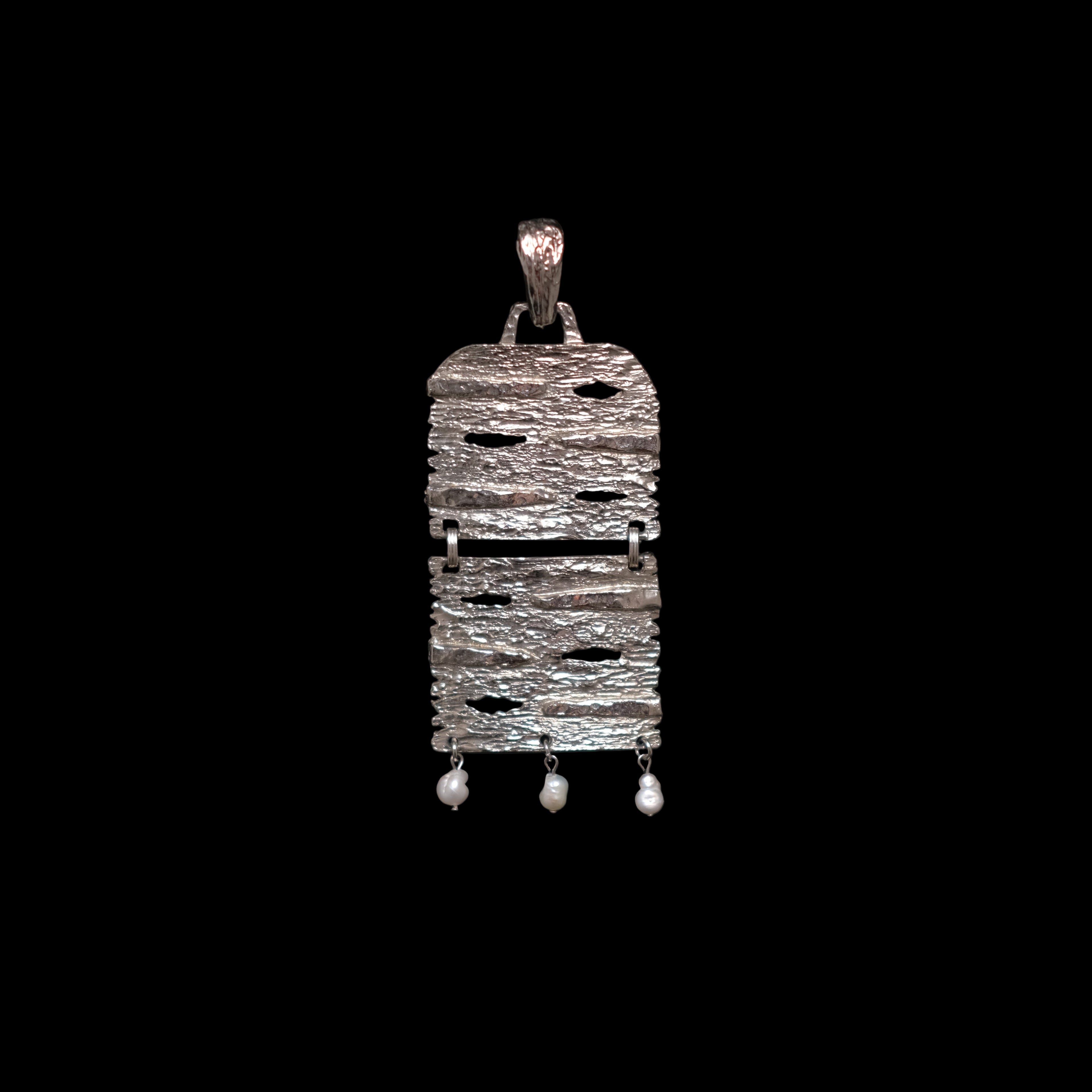 Reworked Vintage Brutalist Pendant