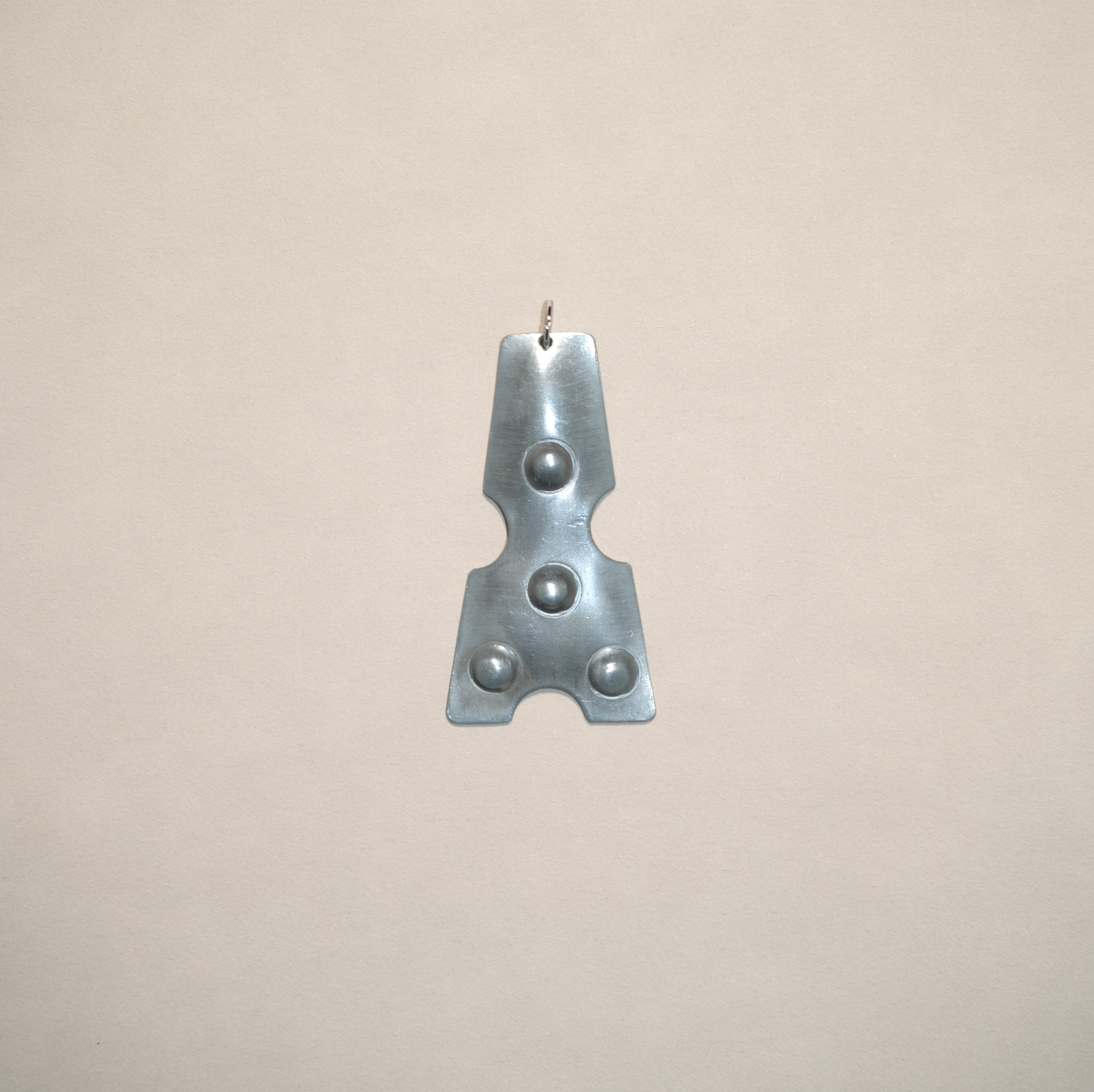 Vintage Pewter Cutout Pendant