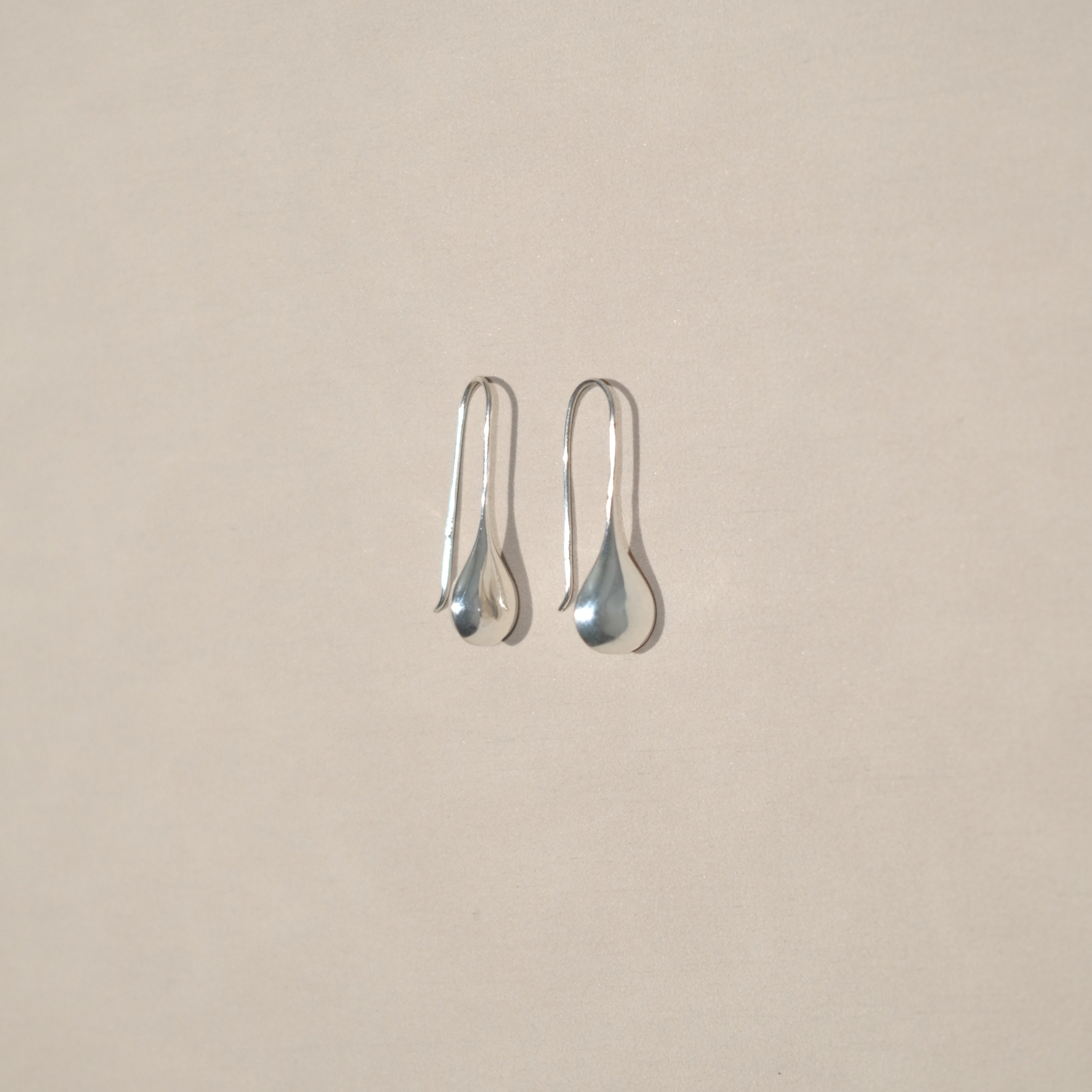 Vintage Puffy Teardrop Earrings