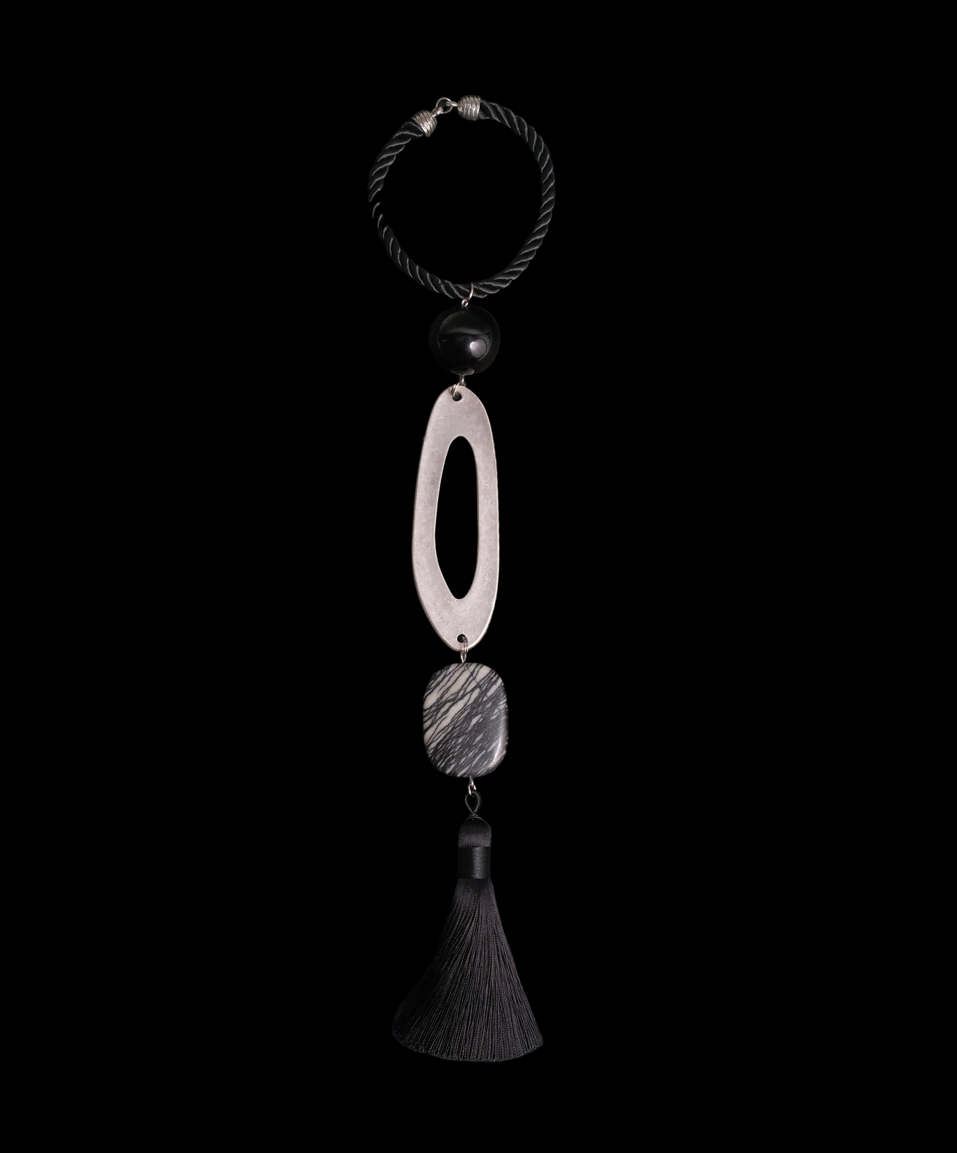 Toile Door Knob Tassel