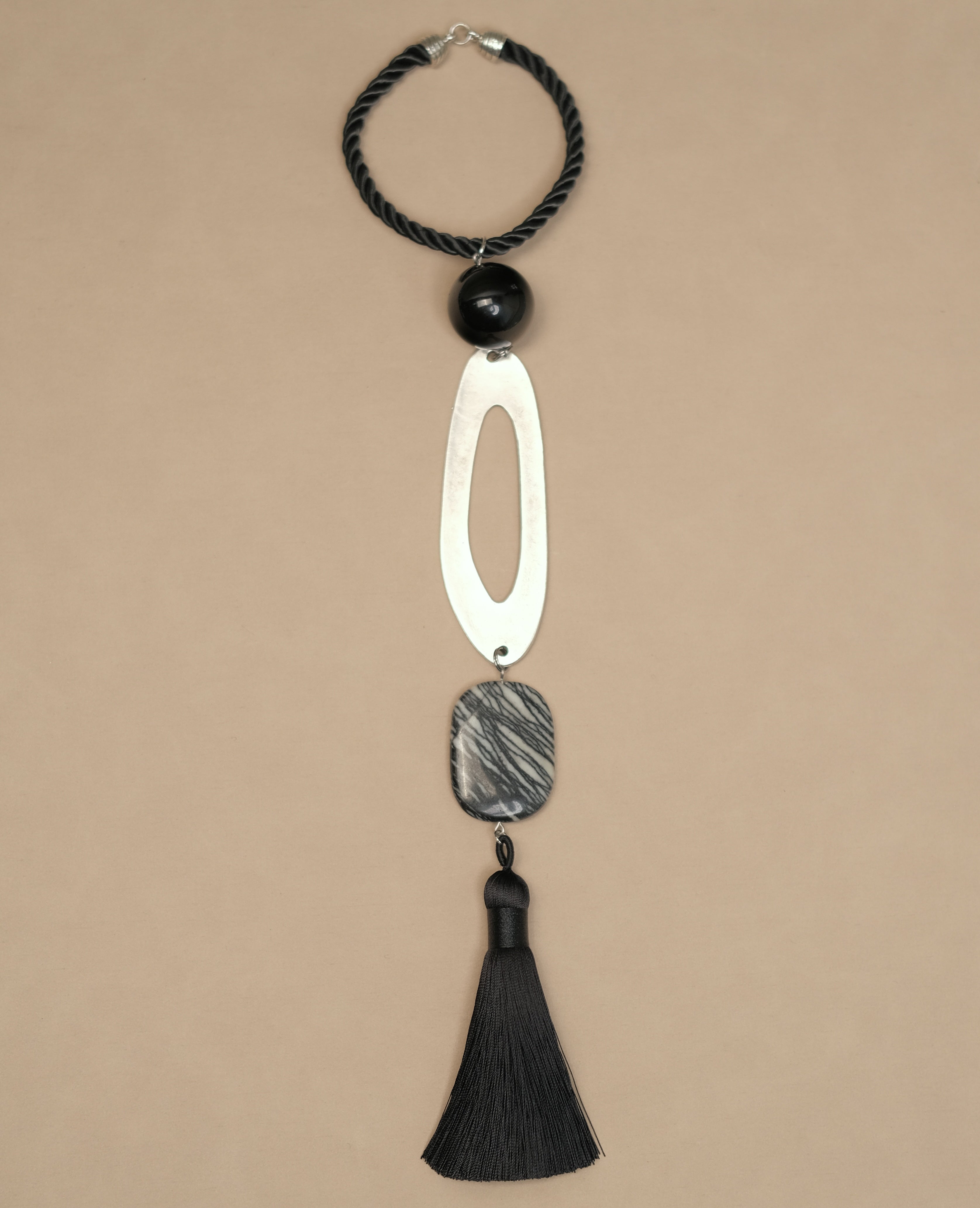 Toile Door Knob Tassel