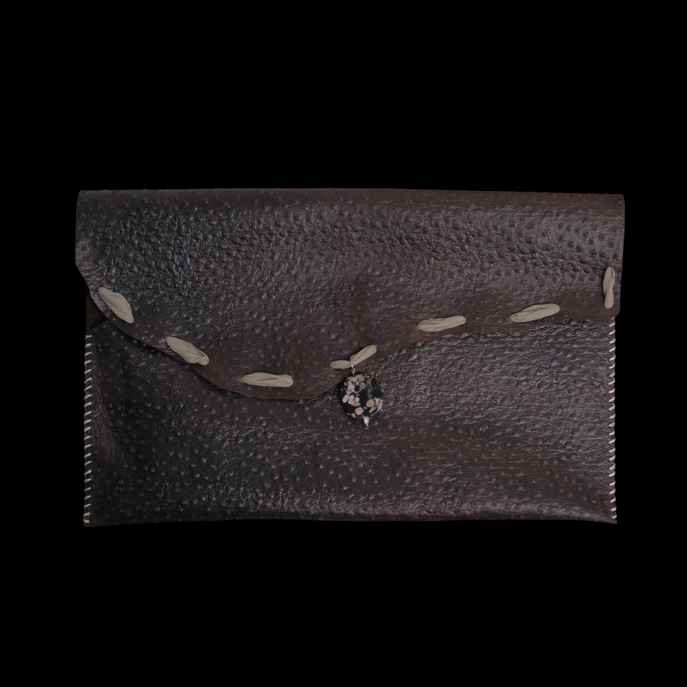 Oiseau Brun Laptop Case / Clutch